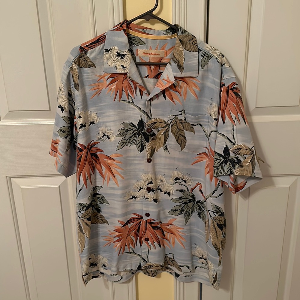 Tommy Bahama Mens Silk Shirt